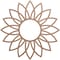 Ekena Millwork Daisy Wood Fretwork Pierced Ceiling Medallion, Wood (Paint Grade), 38"OD x 12 1/2"ID x 3/8"T CMWP38X38X0375DAMF - alternate 1